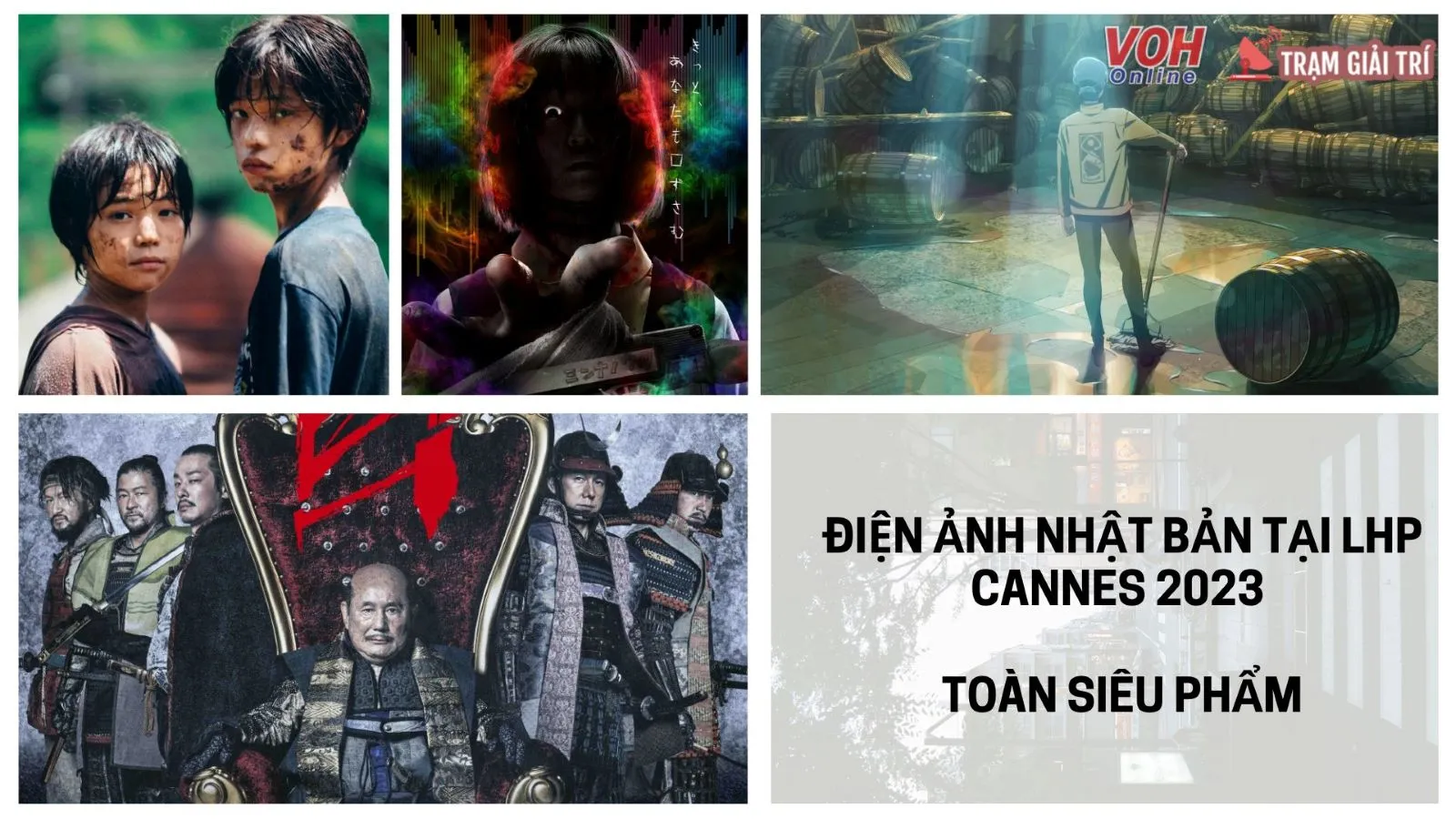 12 tựa phim Nhật Bản gây tiếng vang tại LHP Cannes 2023