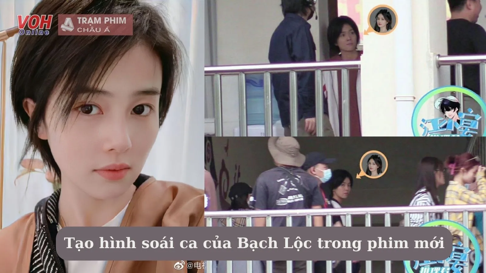 Tạo hình soái ca khác lạ của Bạch Lộc trong phim mới