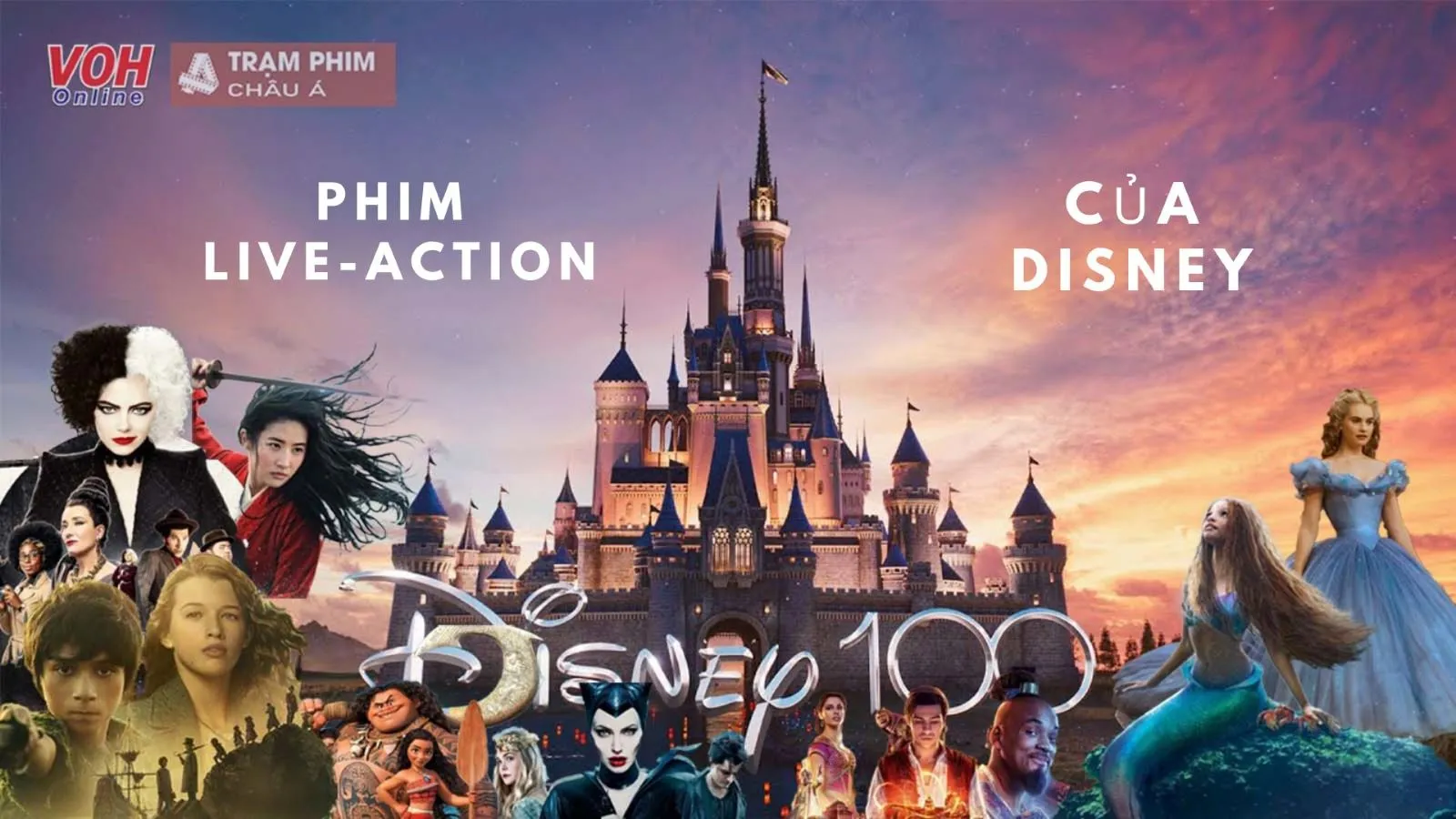 22 phim live-action của Disney làm dậy sóng giới mộ điệu