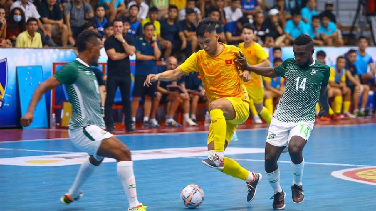 Đội tuyển futsal Việt Nam đại thắng 5 sao trước đội tuyển hạng 54 thế giới