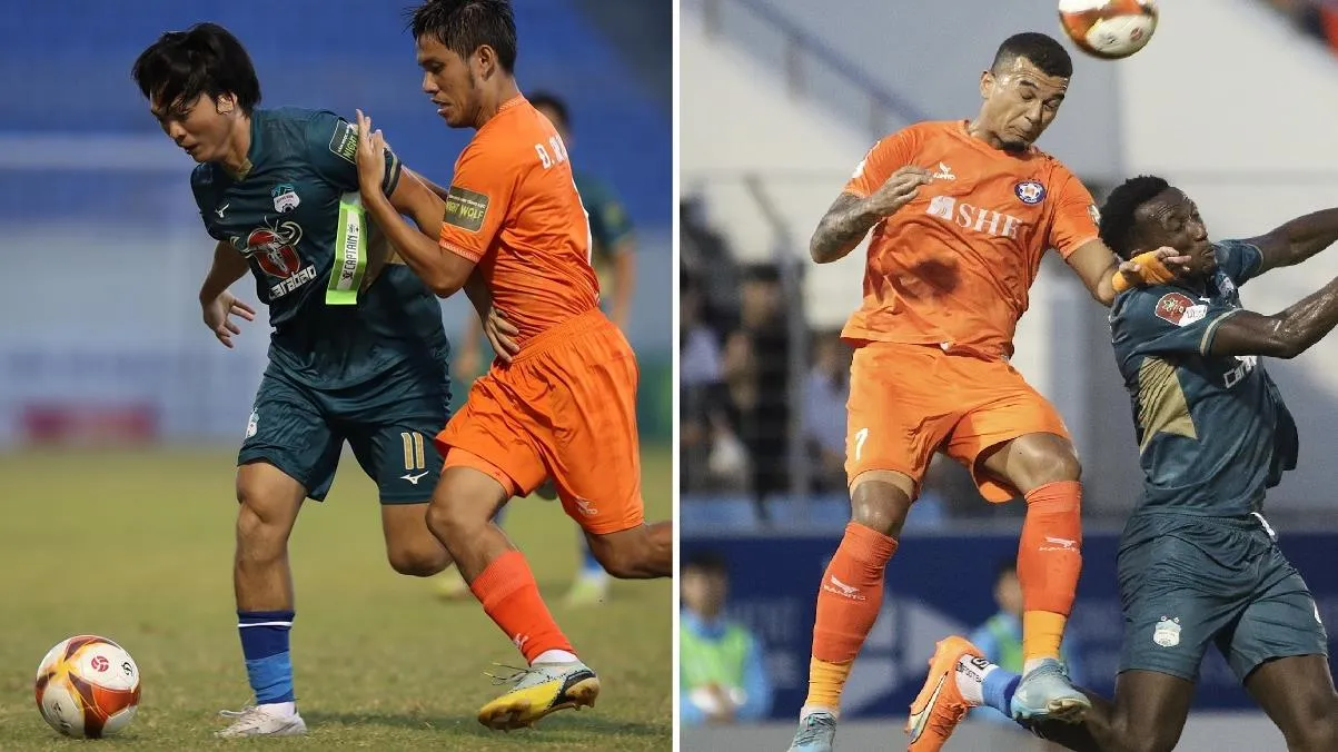 Đà Nẵng và HAGL níu chân nhau trong nhóm 2 V-League 2023