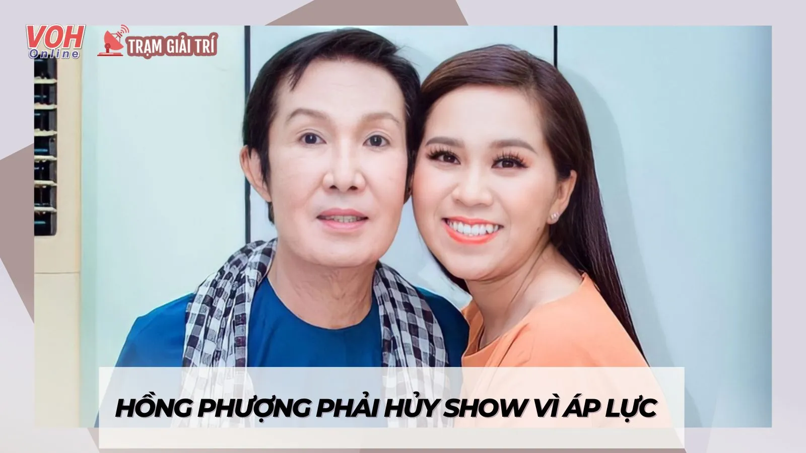 Hồng Phượng gặp áp lực hậu đám tang NSƯT Vũ Linh, phải hủy show vì ngại đứng trước công chúng