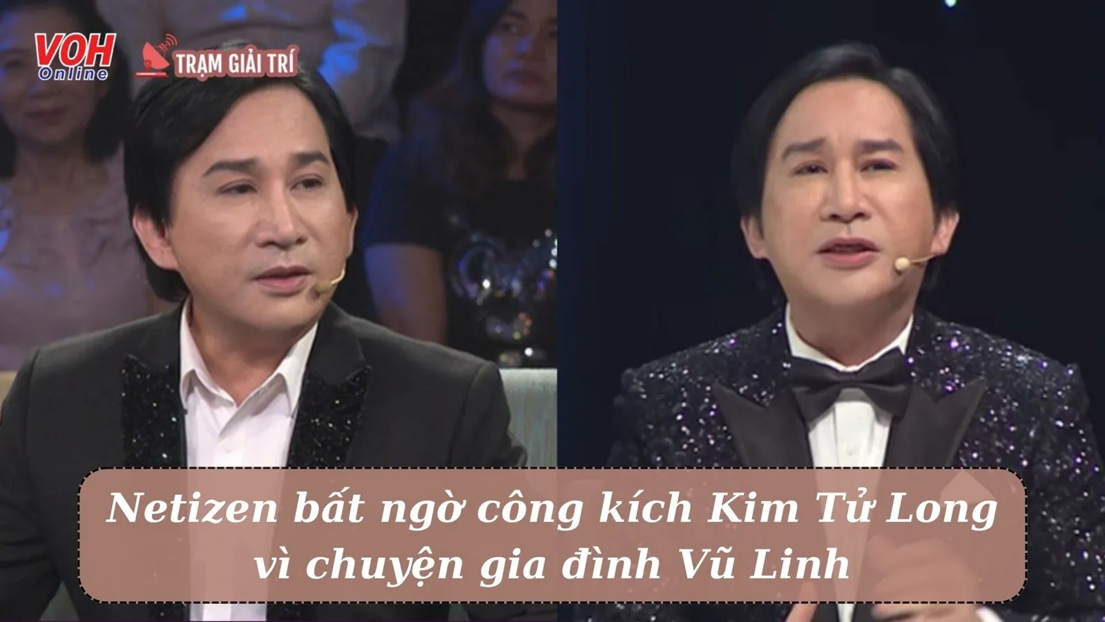 Kim Tử Long bị khán giả chỉ trích vì tự ý xen vào chuyện gia đình NSƯT Vũ Linh