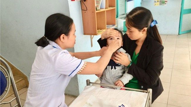 TPHCM cho trẻ uống Vitamin A liều cao từ ngày 8/6