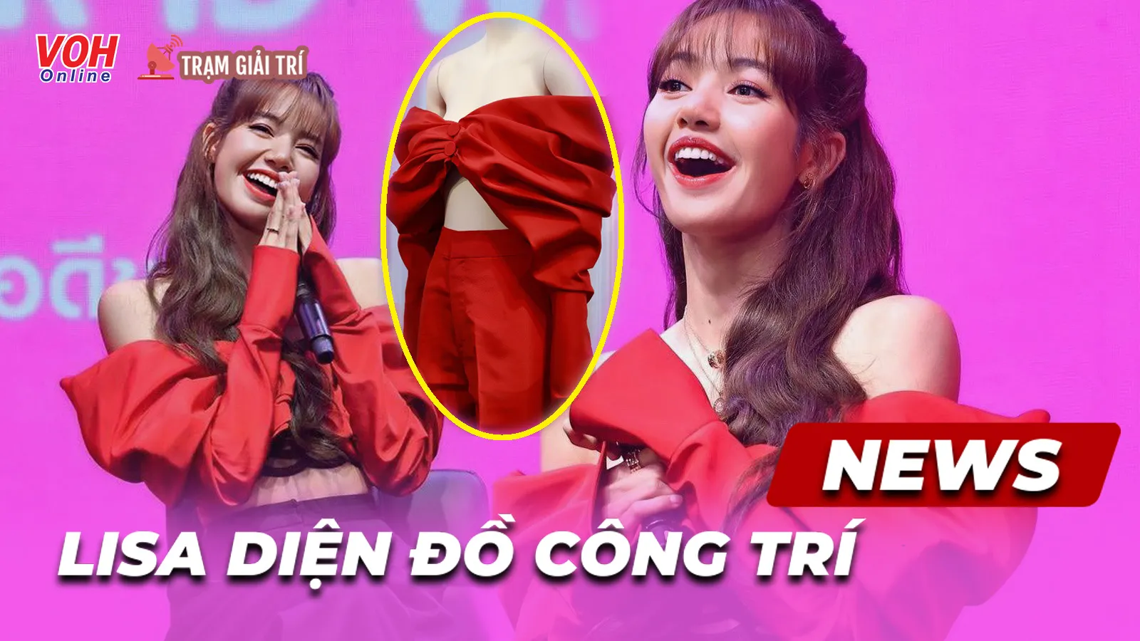 Thiết kế của Công Trí lần nữa được thành viên BLACKPINK ưu ái