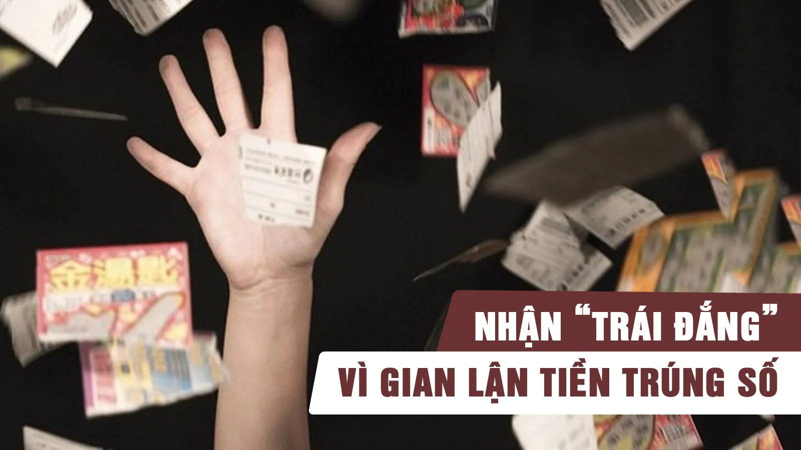 Hai cha con lãnh án tù vì gian lận tiền trúng số