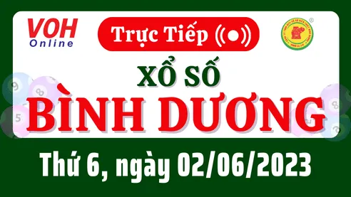 XSBD 2/6 - Kết quả xổ số Bình Dương hôm nay thứ 6 ngày 2/6/2023