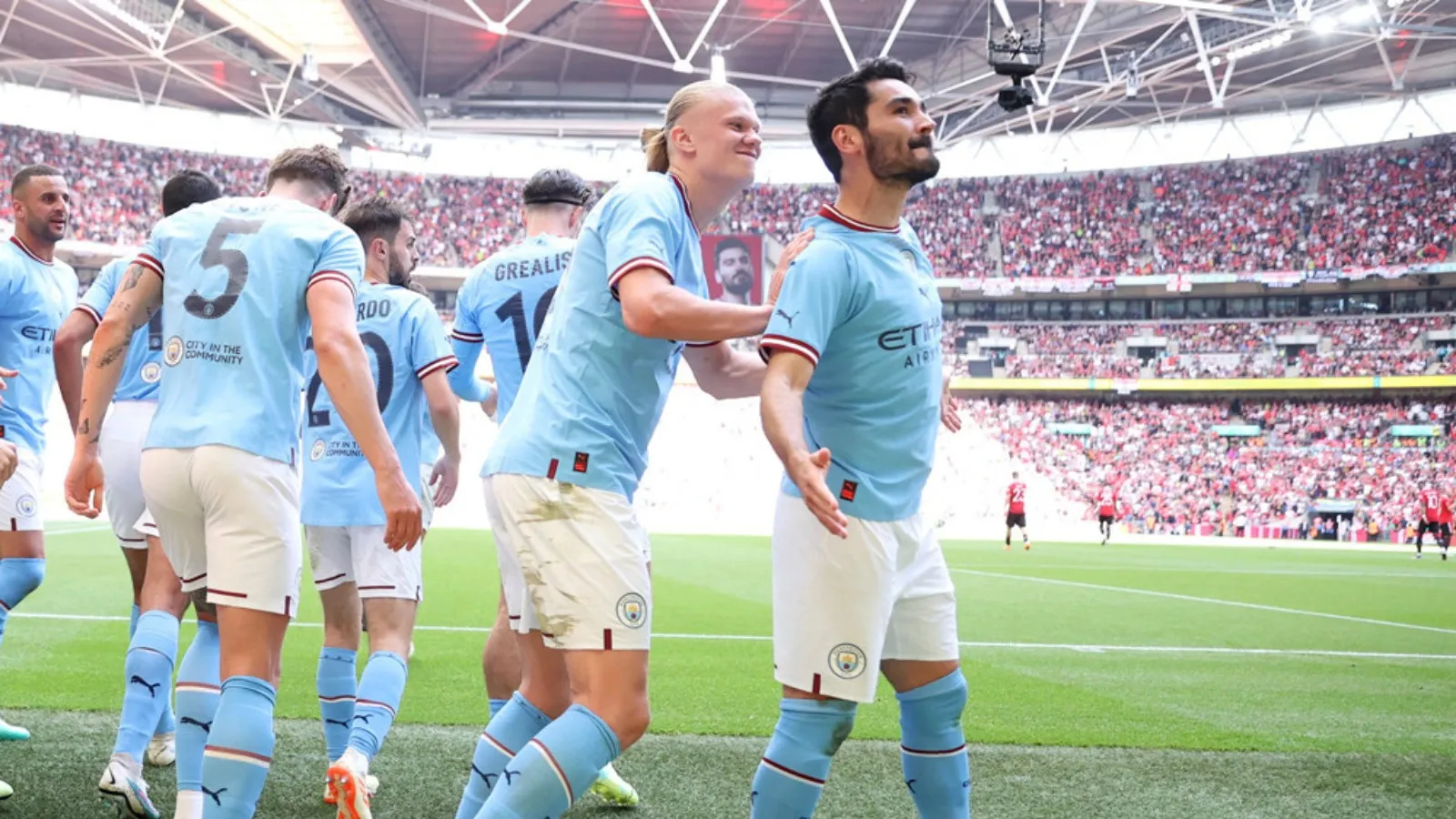 Ilkay Gundogan nhấn chìm MU giúp Man City giành chức vô địch FA Cup