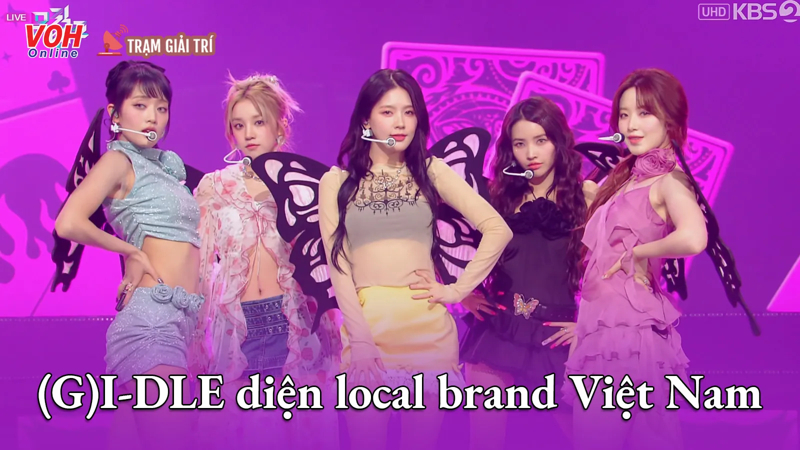(G)I-DLE diện local brand Việt Nam trên sân khấu Music Bank