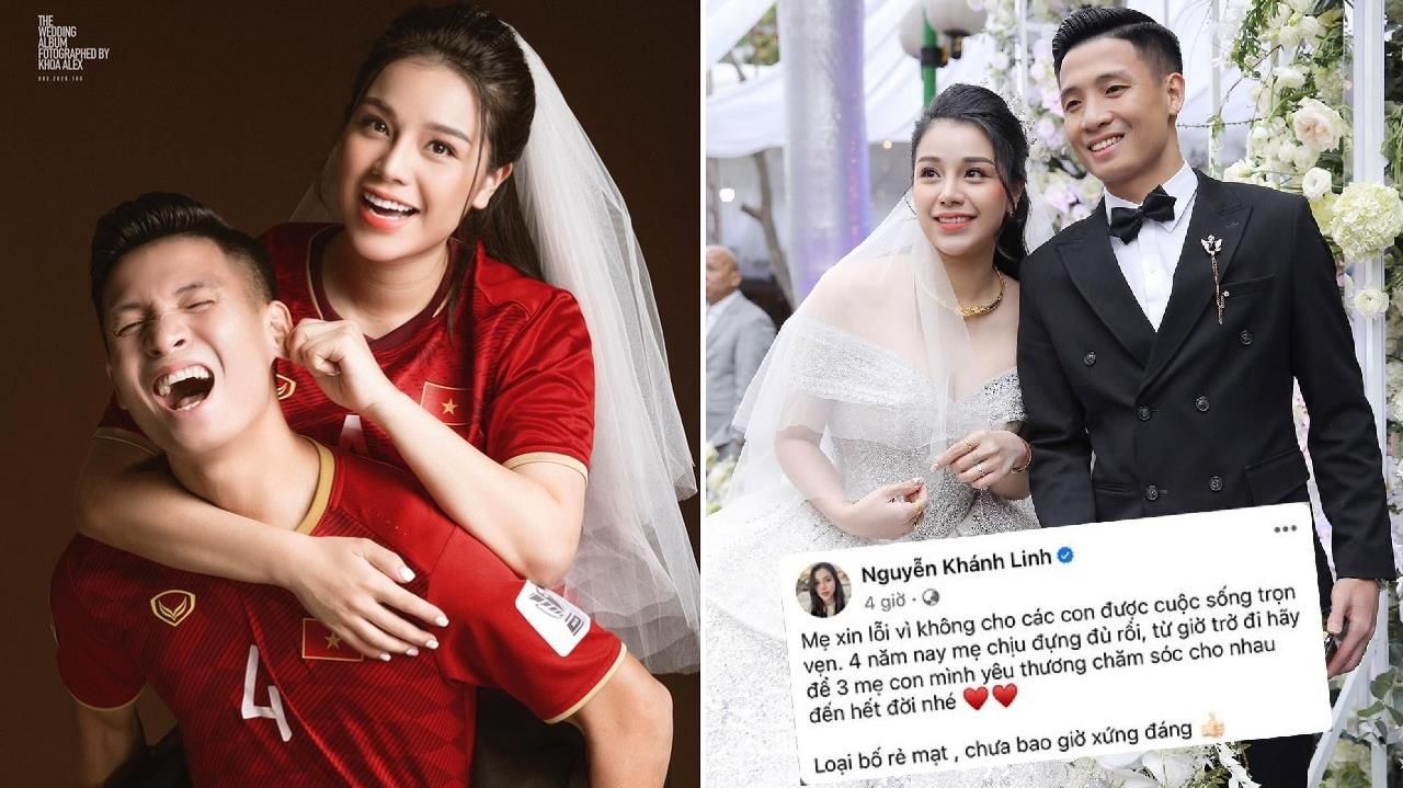 Thực hư chuyện vợ trung vệ Bùi Tiến Dũng tố chồng “rẻ mạt” trên Facebook