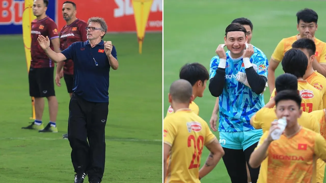 HLV Troussier quyết định cho đội tuyển Việt Nam tập kín