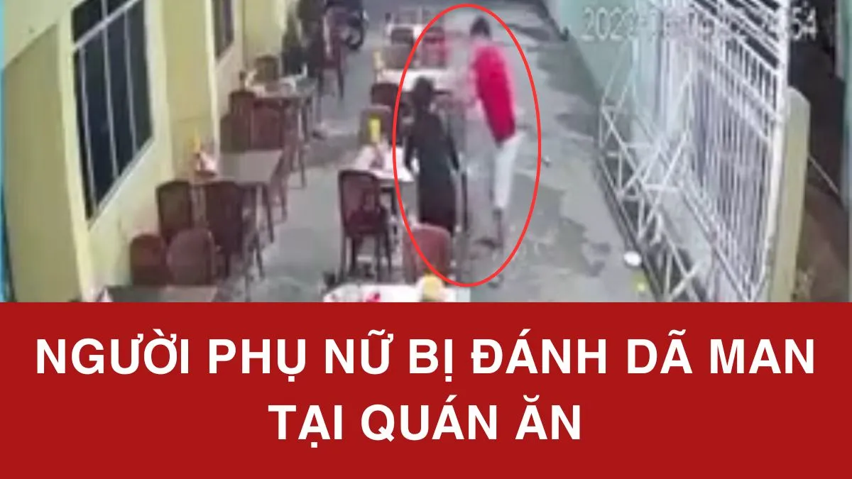 Cà Mau: Người phụ nữ bị đánh dã man tại quán ăn