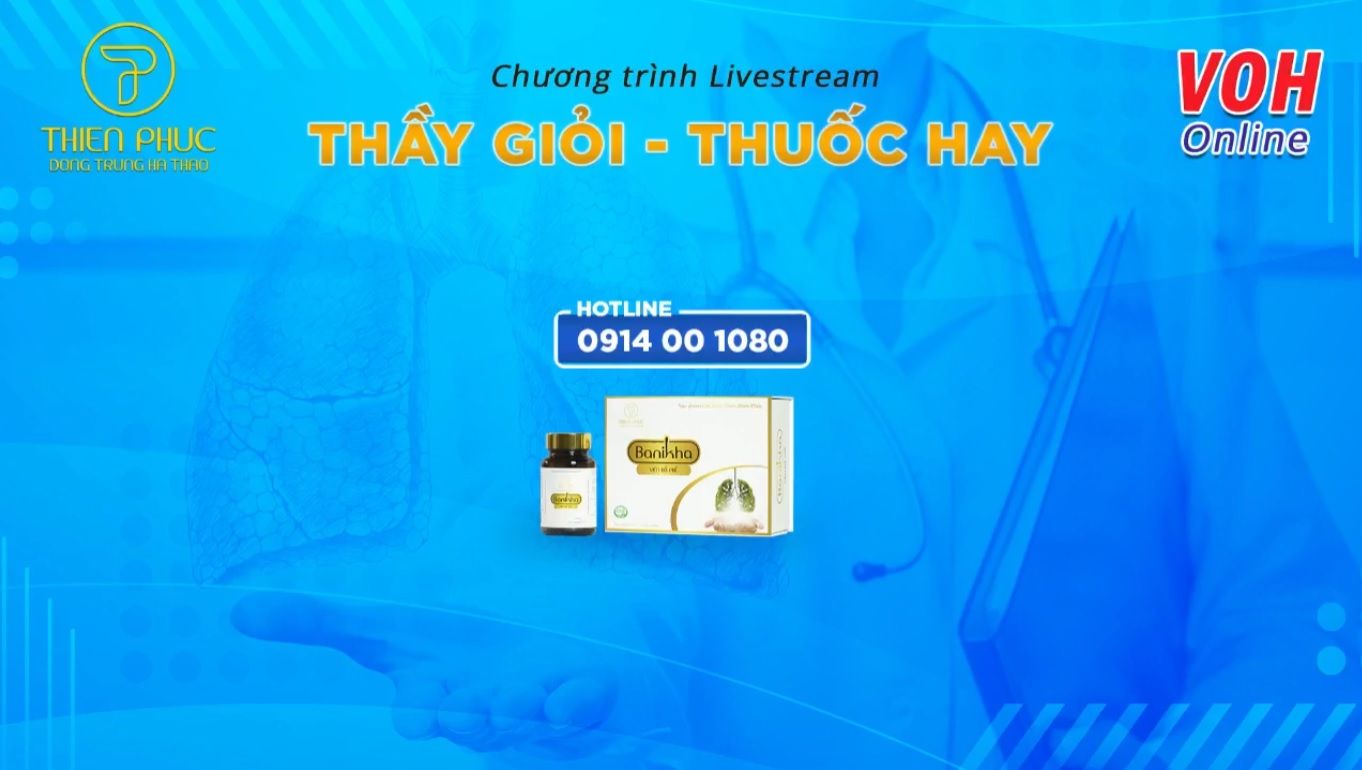 [Livestream] Thầy giỏi – Thuốc hay: Phòng bệnh COPD cho người cao tuổi