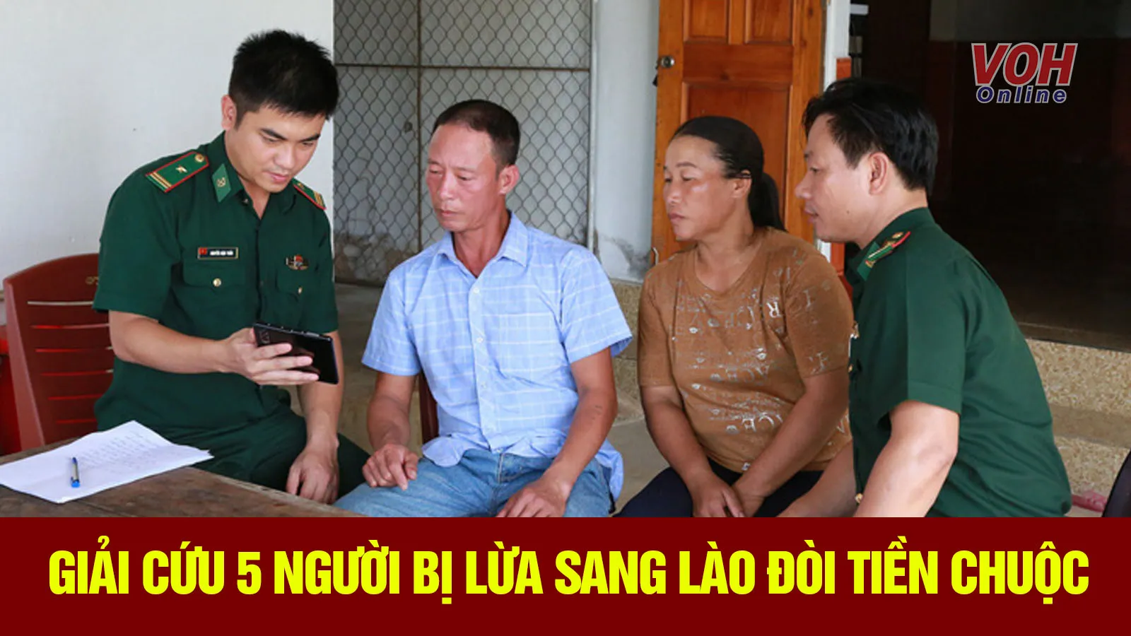 Giải cứu 5 người bị lừa sang Lào, đòi 2,5 tỷ đồng tiền chuộc