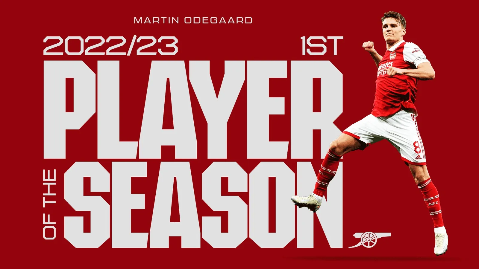 Martin Odegaard được vinh danh là cầu thủ xuất sắc nhất mùa giải 2022/2023 của Arsenal
