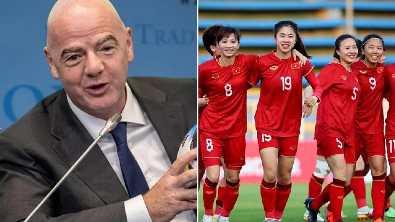 Đội tuyển nữ Việt Nam hưởng lợi từ sự hào phóng của FIFA