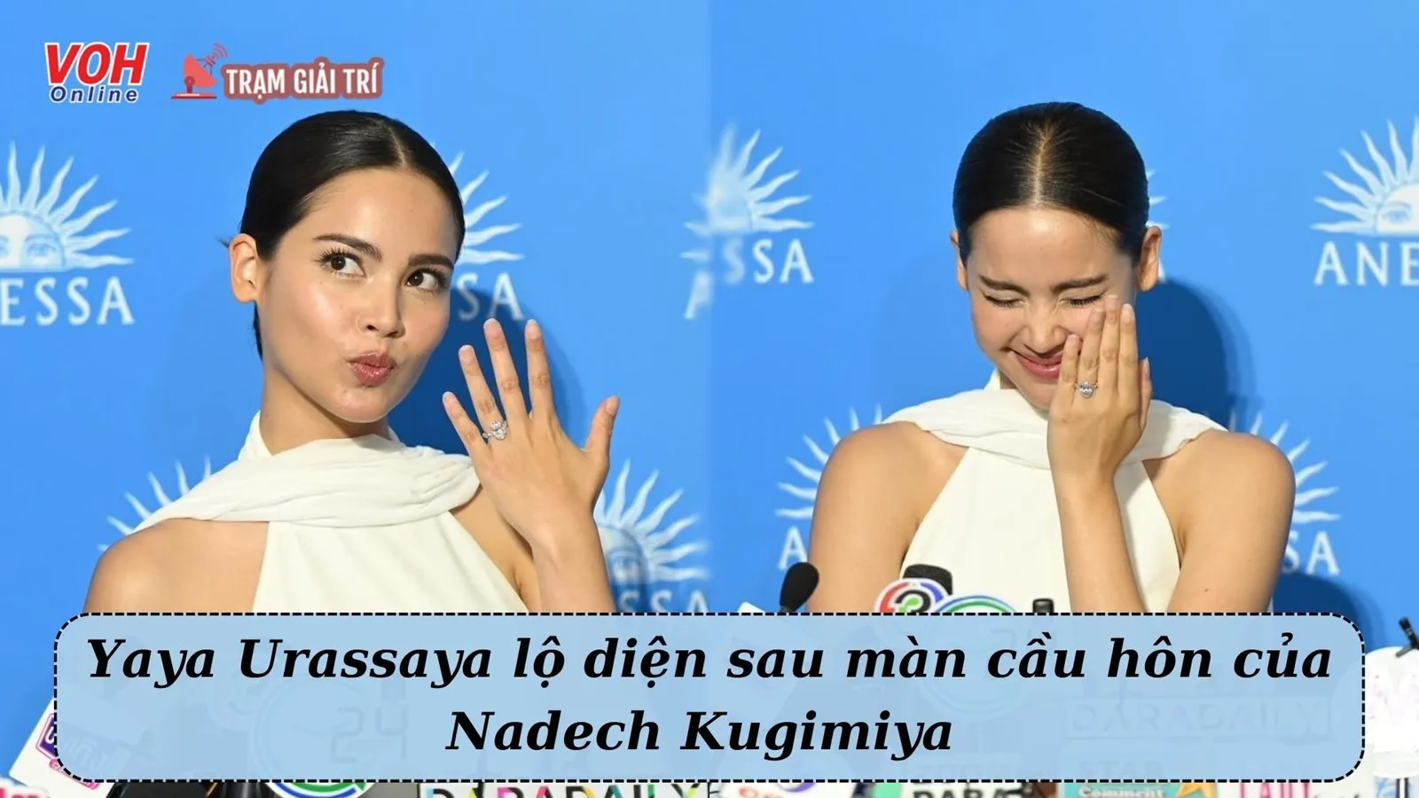 Yaya Urassaya xuất hiện sau màn cầu hôn gây bão của Nadech Kugimiya