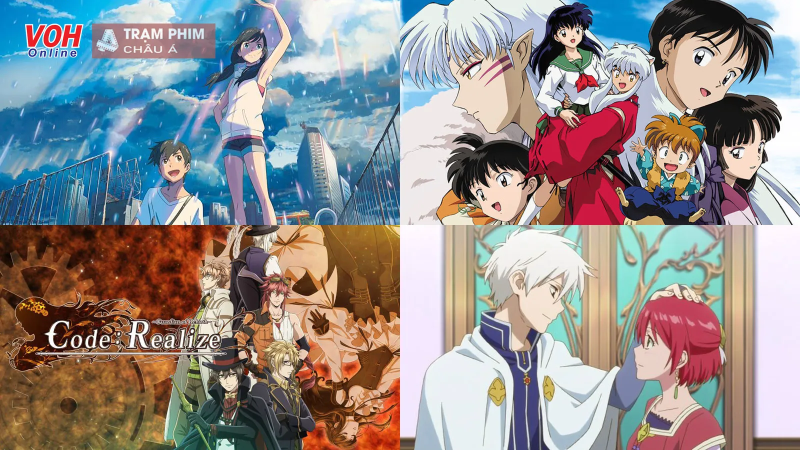 Top 15 bộ anime tình cảm kết thúc có hậu khiến người xem rung động