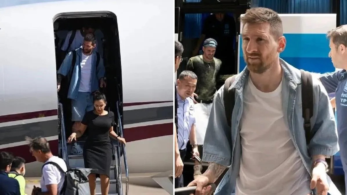 Messi và đồng đội được CĐV Trung Quốc chào đón nồng nhiệt