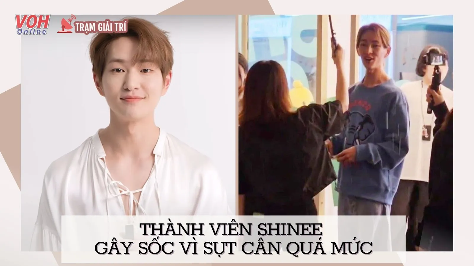 Thành viên SHINee gây sốc vì sụt cân quá mức