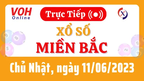 Xổ số miền Bắc hôm nay, XSMB 11/6, SXMB 11/6/2023 - Kết quả xổ số ngày 11 tháng 6