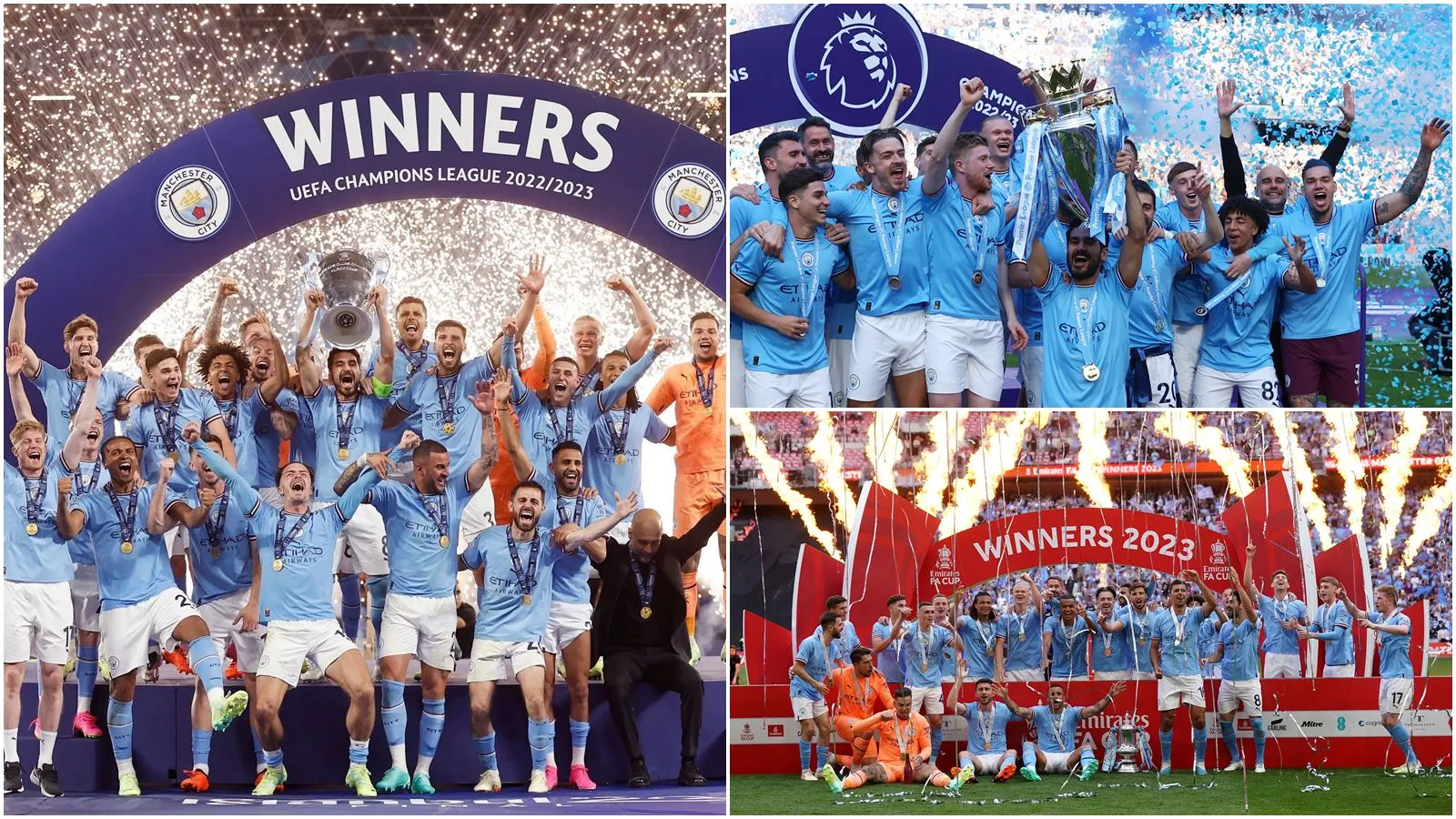 Đoạt cú ăn ba lịch sử, Man City nhận được bao nhiêu tiền thưởng?