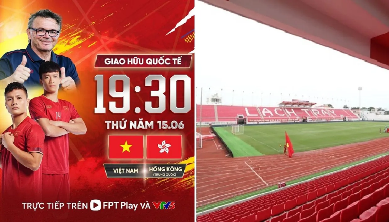 Xem đội tuyển Việt Nam giao hữu Hồng Kông ở đâu? Kênh nào trực tiếp?