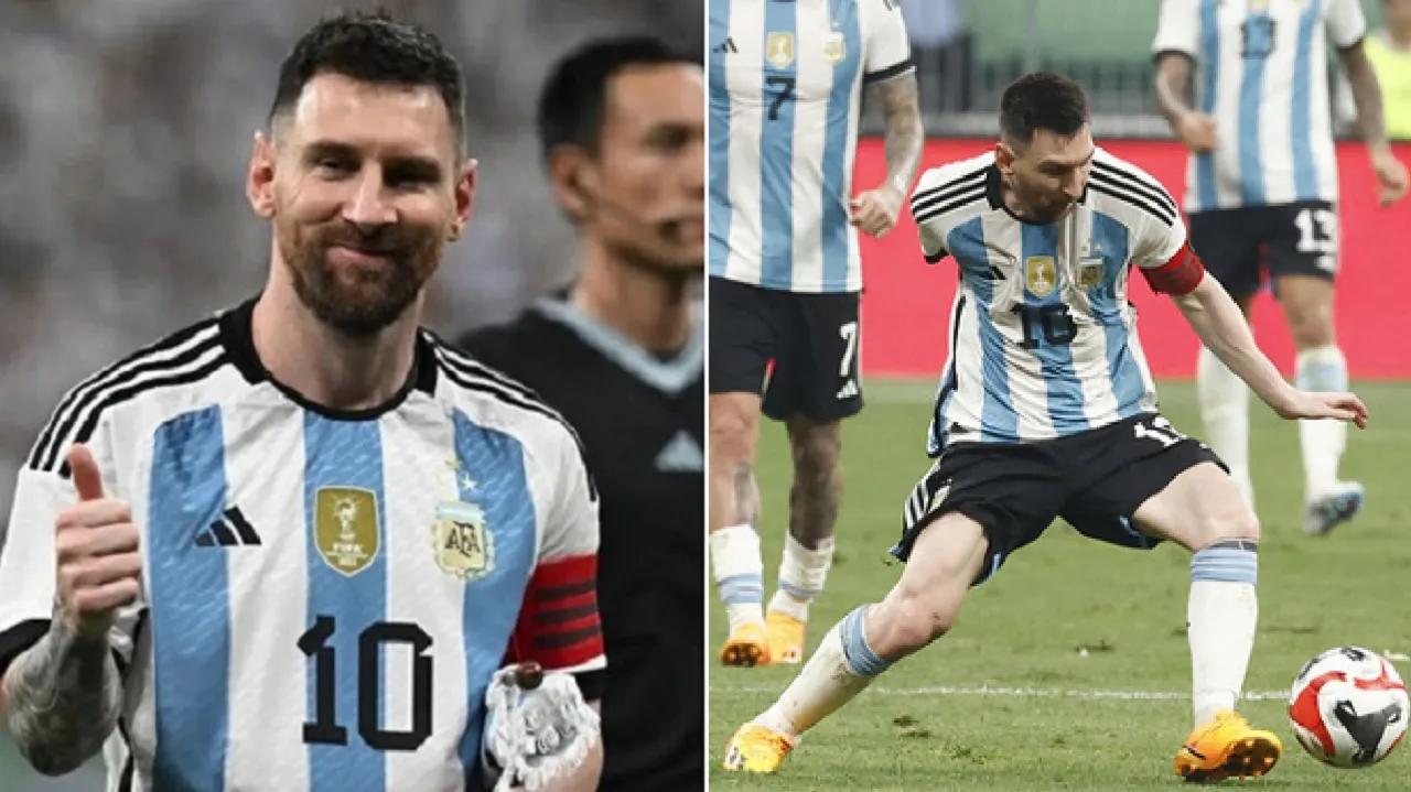 Messi cán cột mốc mới bằng bàn thắng ở giây 79 vào lưới Australia