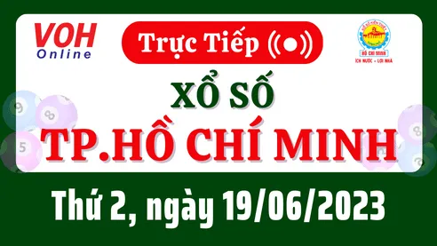 XSHCM 19/6 - Kết quả xổ số TP.HCM hôm nay thứ 2 ngày 19/6/2023