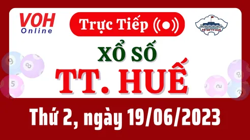 XSTTH 19/6 - Kết quả xổ số Thừa Thiên Huế hôm nay thứ 2 ngày 19/6/2023