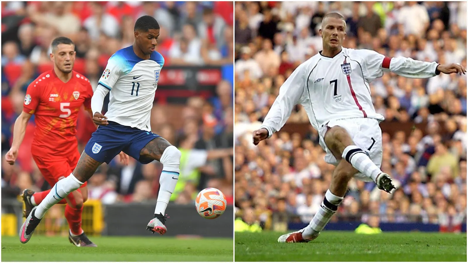 Marcus Rashford cân bằng thành tích 22 năm có 1 của David Beckham