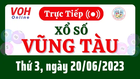 XSVT 20/6 - Kết quả xổ số Vũng Tàu hôm nay thứ 3 ngày 20/6/2023