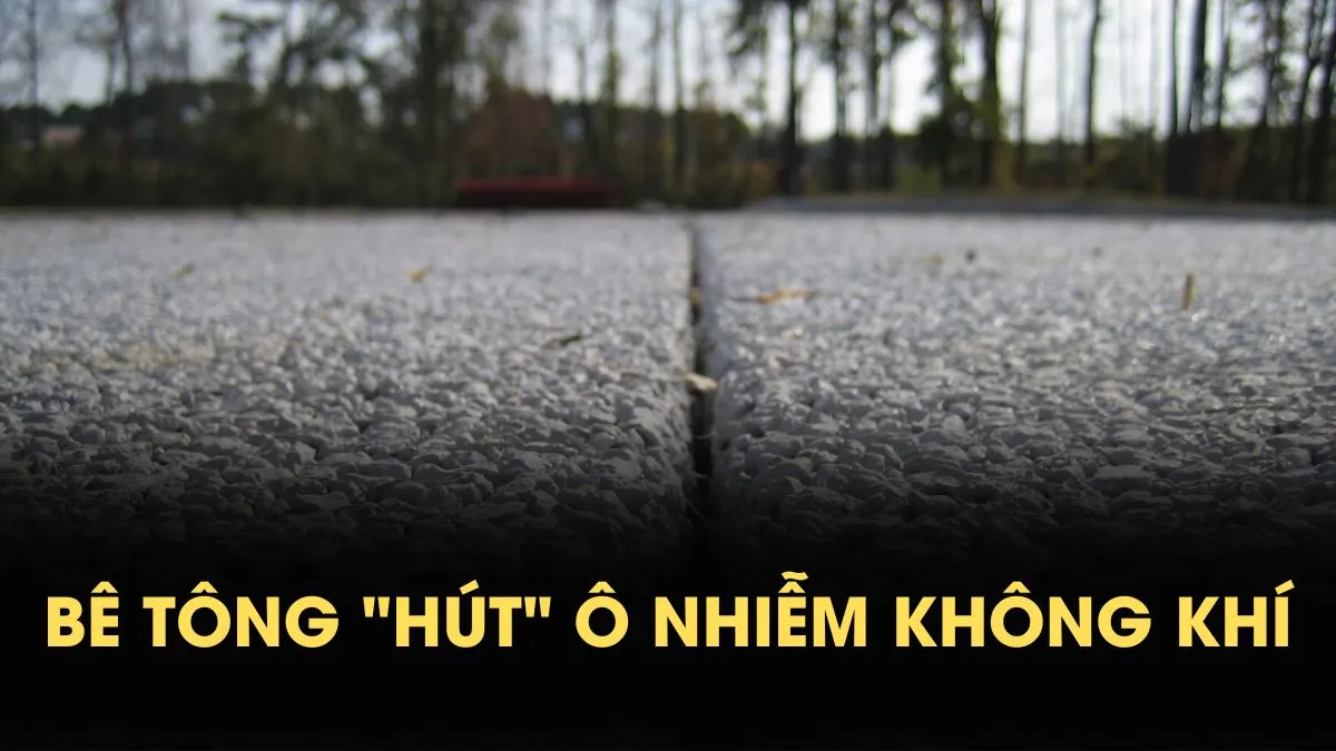 Hàn Quốc: Phát minh loại bê tông “hút” chất ô nhiễm không khí