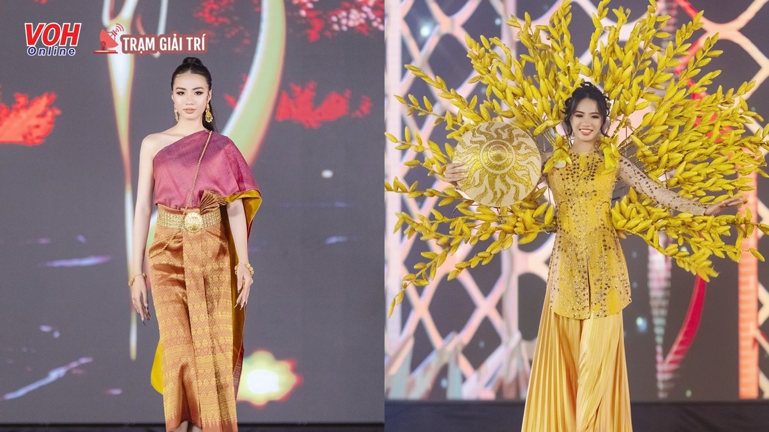 Bùi Vũ Xuân Nghi hóa cô gái Khmer, mang cánh đồng lúa Việt Nam đến Miss Teen International 2023