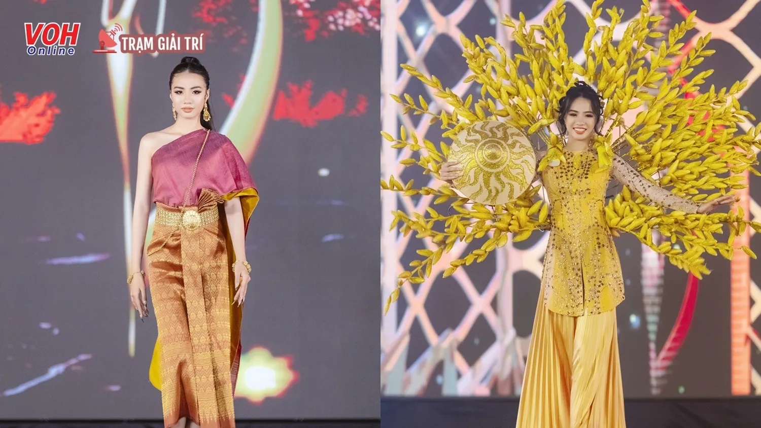 Bùi Vũ Xuân Nghi hóa cô gái Khmer, mang cánh đồng lúa Việt Nam đến Miss Teen International 2023