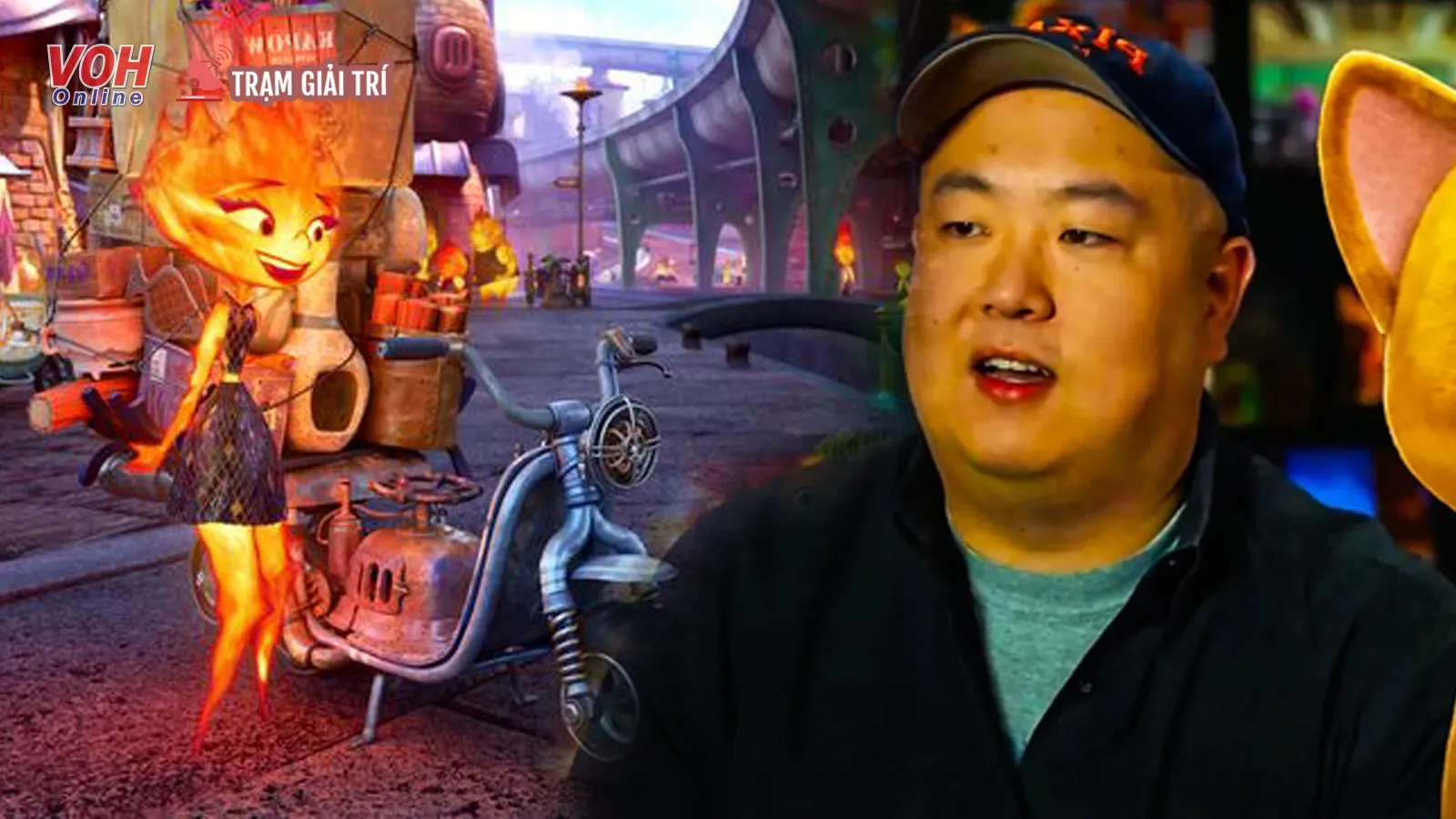 Nguồn cảm hứng thú vị để đạo diễn Peter Sohn tạo nên Elemental