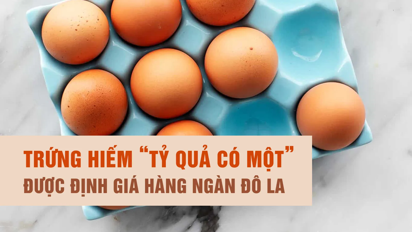 Quả trứng hiếm “tỷ quả có một” được định giá hàng ngàn USD