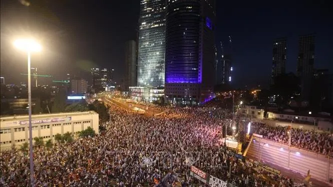 Israel: Biểu tình chống cải cách tư pháp không ngừng lan rộng