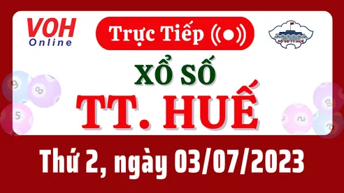XSTTH 3/7 - Kết quả xổ số Thừa Thiên Huế hôm nay thứ 2 ngày 3/7/2023
