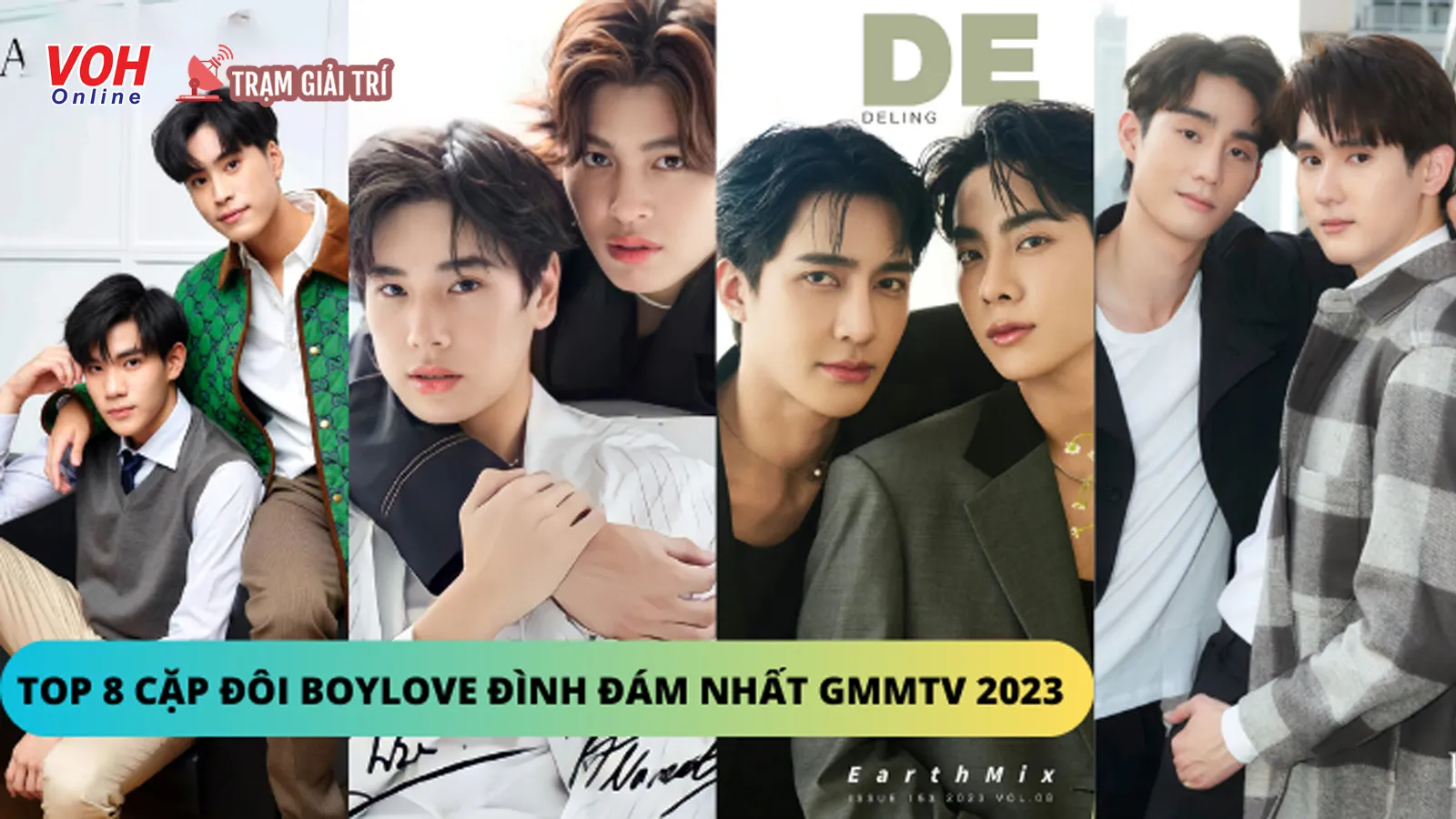 Top 8 cặp đôi boylove đình đám nhất GMMTV năm 2023