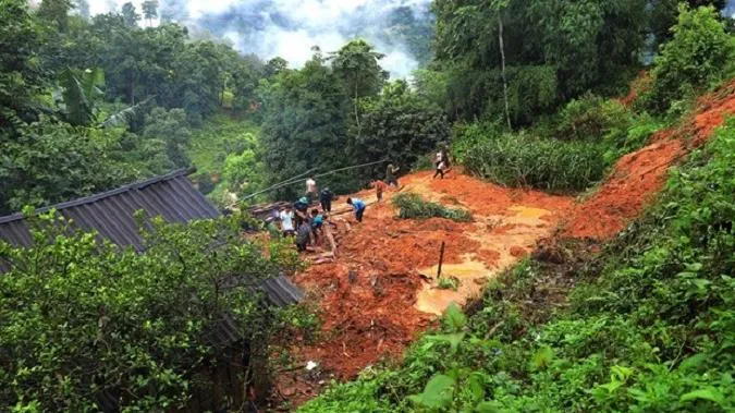 Sạt lở đất ở Hoàng Su Phì, 2 người thiệt mạng