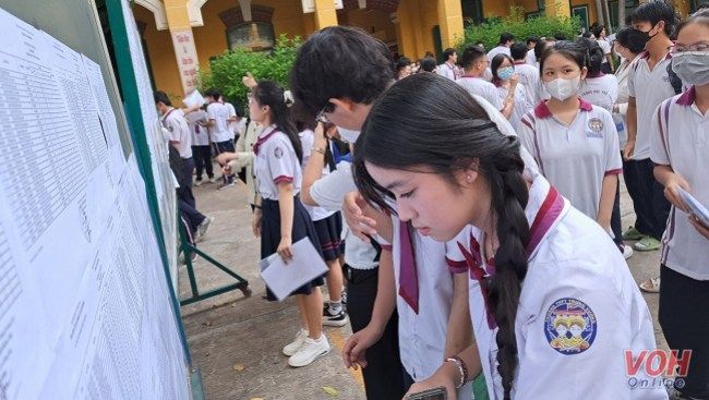 Hôm nay (7/7), TPHCM sẽ công bố điểm chuẩn lớp 10