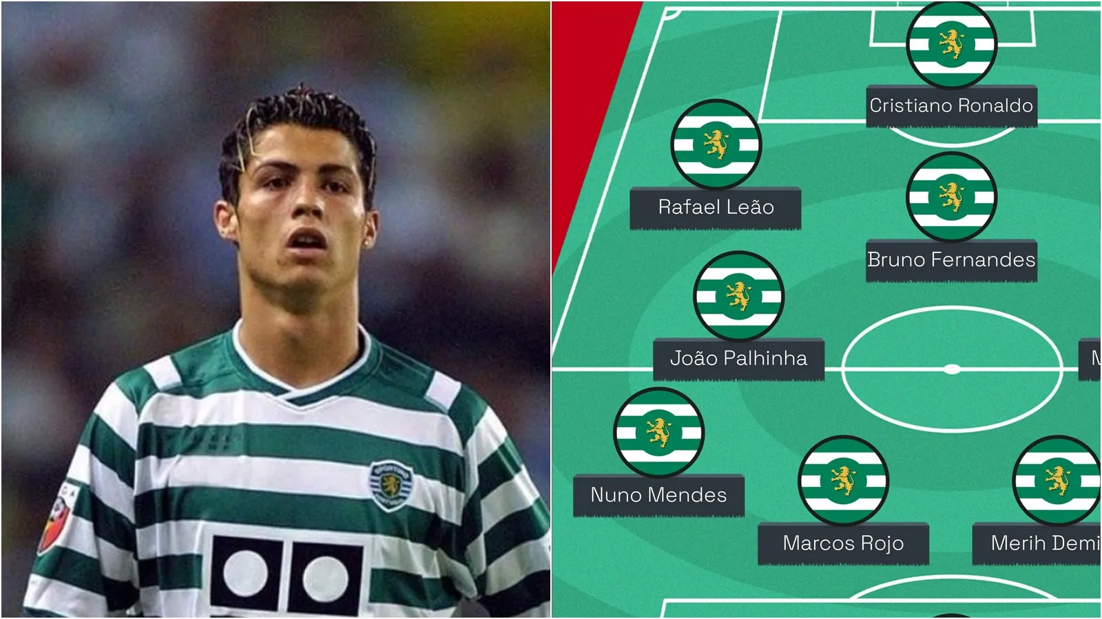 Đội hình cực đắt từng chơi cho Sporting Lisbon Ronaldo sát cánh Bruno