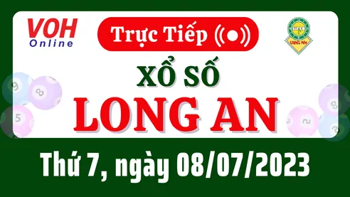 XSLA 8/7 - Kết quả xổ số Long An hôm nay thứ 7 ngày 8/7/2023