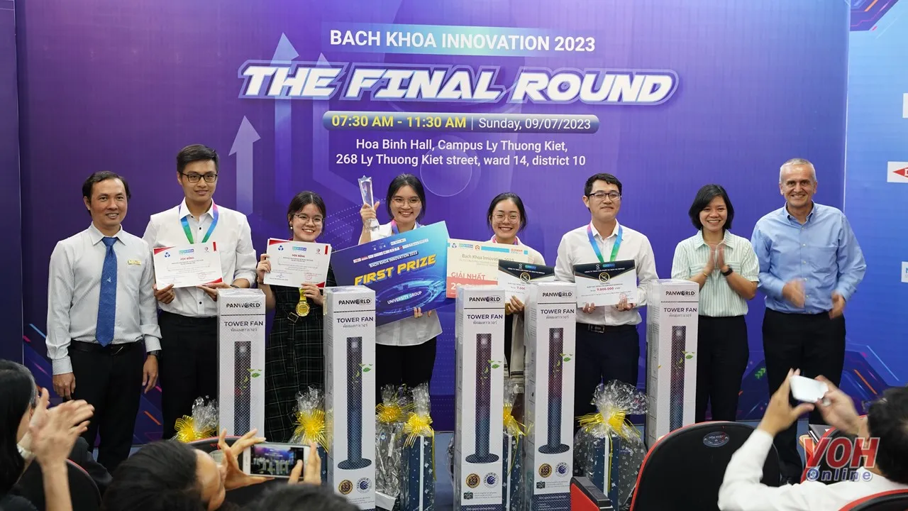 Màng bọc thực phẩm từ Chitosan và lá ổi đạt giải Nhất cuộc thi “Bach khoa Innovation 2023”