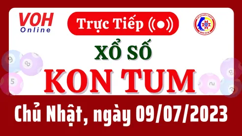 XSKT 9/7 - Kết quả xổ số Kon Tum hôm nay chủ nhật ngày 9/7/2023