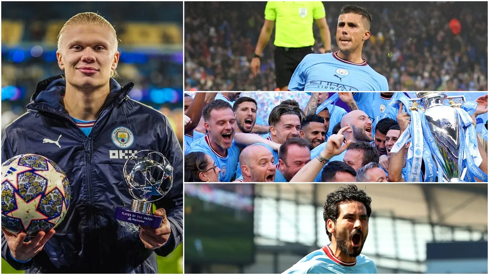 Top 5 cầu thủ xuất sắc nhất Man City mùa giải 2022-23