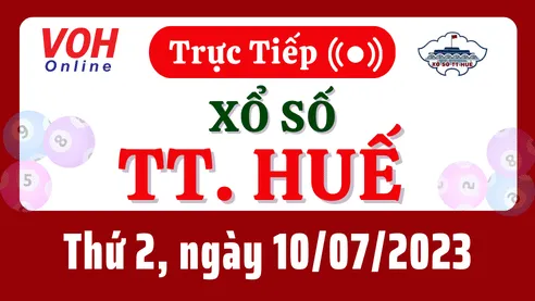 XSTTH 10/7 - Kết quả xổ số Thừa Thiên Huế hôm nay thứ 2 ngày 10/7/2023