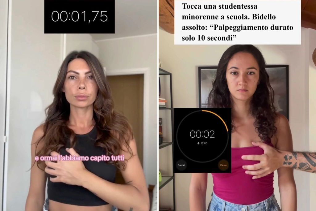 Người Ý rần rần đăng video “sờ ngực” để phản đối phán quyết “sốc” của tòa án