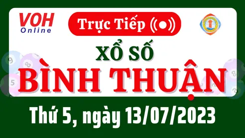 XSBTH 13/7 - Kết quả xổ số Bình Thuận hôm nay thứ 5 ngày 13/7/2023